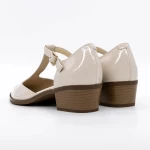 Ženski sandali z debelo peto K6052-5680 Kremna | Advancer