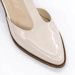 Ženski sandali z debelo peto K6052-5680 Kremna | Advancer