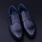 Moški čevlji iz naravnega usnja Y053A-08F Temno Modra | Stephano