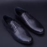 Moški čevlji iz naravnega usnja Y006A-26F Črna | Stephano