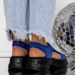 Ženski sandali s platformo 3GZ97 Temno Modra | Mei