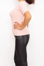 Ženska bluza s kratkimi rokavi QF5079-3 Roza | Fashion