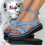 Ženske sandale 3Y15 Modra | Mei