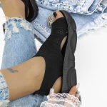Ženske sandale AA63 Črna | Piaodu
