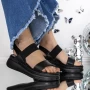 Ženski sandali s platformo 3GZ75 Črna | Mei