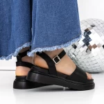 Ženski sandali z nizkim podplatom 3HXS56 Črna | Mei