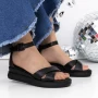 Ženski sandali s platformo 3GZ56 Črna | Mei