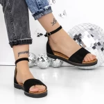 Ženski sandali z nizkim podplatom 3H25 Črna | Mei