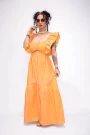 Ženska obleka L303-6899 Oranžna | Timiami