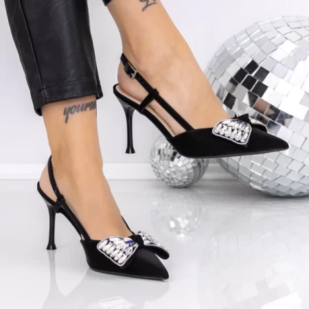 Pantofi Stiletto 2535 BLACK | MEI