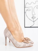 Pantofi Stiletto 66-S23 CHAMPAGNE | GALLEVANI