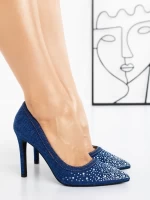 Pantofi Stiletto 2681 DARK BLUE | GALLEVANI