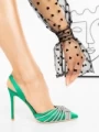 Pantofi Stiletto LD-1168 GREEN | L.DAY