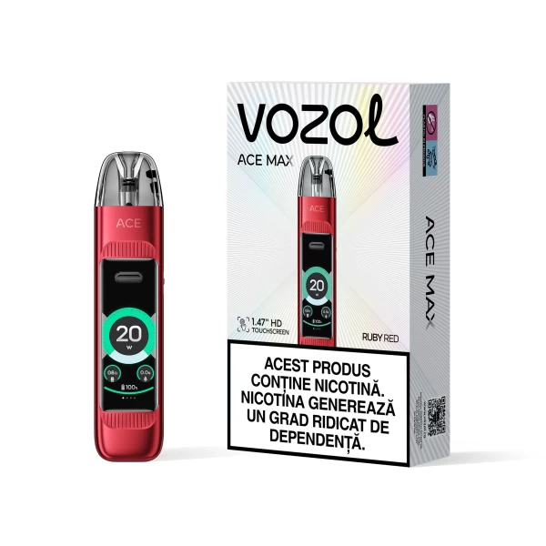 KOMPLET ACE MAX Carbon Pod Ruby Red | VOZOL