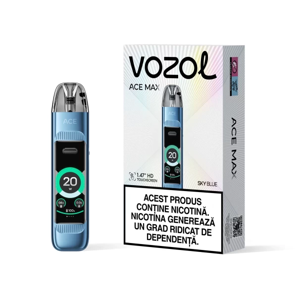 ACE MAX Carbon Sky Blue Pod KIT| VOZOL