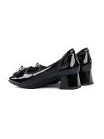 Pantofi cu Toc Gros 21106 BLACK | ADVANCER