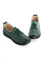 Pantofi Casual Dama din piele naturala 2071X GREEN | ADVANCER