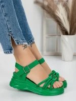 Sandale Dama cu Platforma 3H18 GREEN | MEI