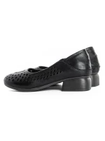 Pantofi cu Toc Gros 5889 BLACK | ADVANCER