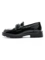 Pantofi Casual Dama din piele naturala 220139 BLACK | FORMAZIONE