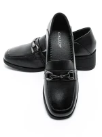 Pantofi Casual Dama din piele naturala 6290 BLACK | GALOP