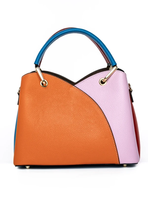 Genti Dama Din Piele Naturala GD26 ORANGE-PINK | FORSETI