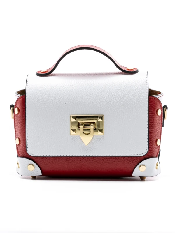 Genti Dama Din Piele Naturala GD32 WHITE-RED | FORSETI