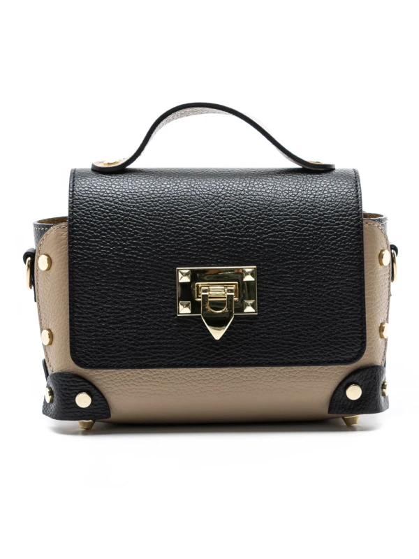Genti Dama Din Piele Naturala GD32 BLACK-BEIGE | FORSETI