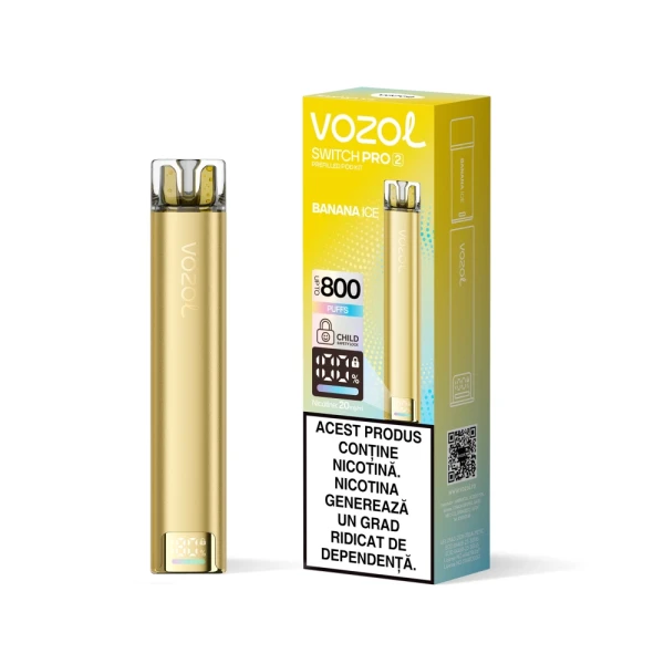 Narghilea electronica reincarcabila KIT SWITCH PRO 2 BANANA ICE | GALASUN