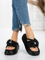 Papuci Dama cu Platforma 8570 BLACK | MEI