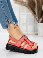 Sandale Dama cu Talpa Joasa 5HXS18 PINK | MEI