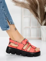 Sandale Dama cu Talpa Joasa 5HXS18 PINK | MEI