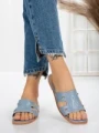 Papuci Dama cu Talpa Joasa 3AW307 BLUE | MEI