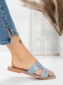 Papuci Dama cu Talpa Joasa 3AW307 BLUE | MEI