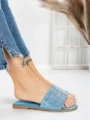 Papuci Dama cu Talpa Joasa 3AQ18 BLUE | MEI