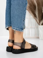 Sandale Dama cu Talpa Joasa 5XJ56 GUNCOLOR | MEI