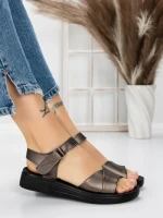 Sandale Dama cu Talpa Joasa 5XJ56 GUNCOLOR | MEI