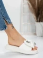 Papuci Dama cu Talpa Joasa 5WL21 WHITE | MEI