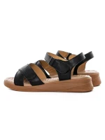 Sandale Dama din piele naturala 22108 BLACK | FORMAZIONE