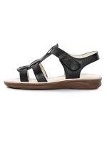 Sandale Dama din piele naturala 56681 BLACK | BERLINER