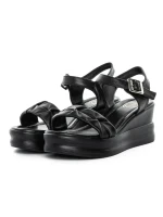 Sandale Dama din piele naturala 2718 BLACK | FORMAZIONE