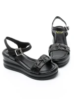 Sandale Dama din piele naturala 2718 BLACK | FORMAZIONE