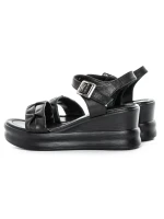 Sandale Dama din piele naturala 2718 BLACK | FORMAZIONE