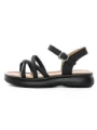 Sandale Dama din piele naturala 802 BLACK | FORMAZIONE
