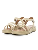 Sandale Dama din piele naturala 802 YELLOW | FORMAZIONE