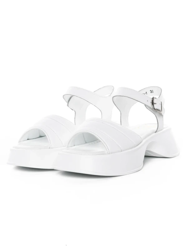Sandale Dama din piele naturala K249-1 WHITE | FORMAZIONE