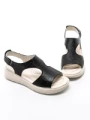 Sandale Dama din piele naturala 56686 BLACK | BERLINER