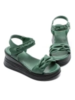 Sandale Dama din piele naturala 8702-1 GREEN | FORMAZIONE