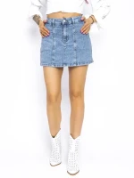 Blugi Scurti Dama HW-165 ALBASTRU | MINA