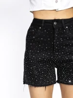 Blugi Scurti Dama SL1675 NEGRU | MINA